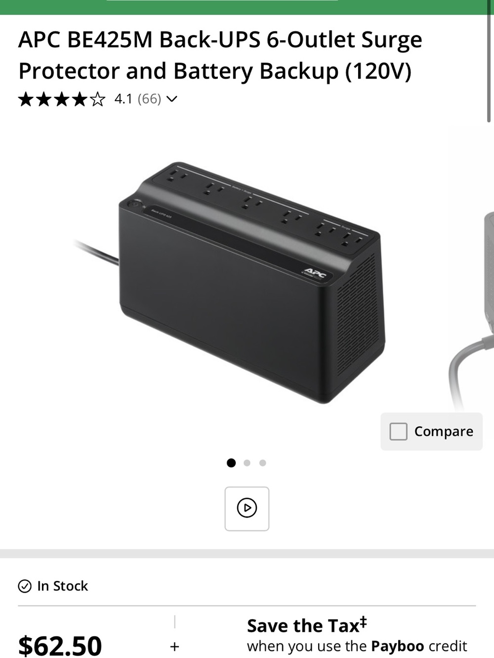 Dell Thunderbolt Dock with Black Adapter and Silver Docking Body